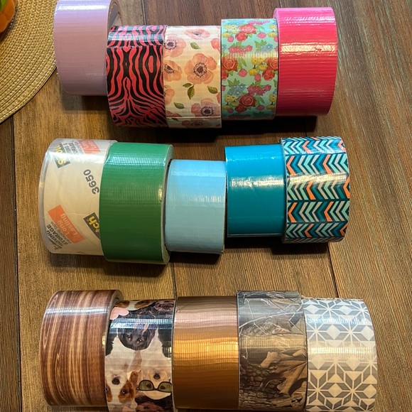 15 rolls used duck tape, $19 - Picture 1 of 4